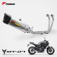 Yamaha MT07 Full Exhaust System Forsound Factory Wholesale Price