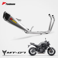 Yamaha MT07 Full Exhaust System Forsound Factory Wholesale Price