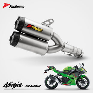 Kawasaki Ninja400 Slip-On Exhaust System Forsound Factory Wholesale Price