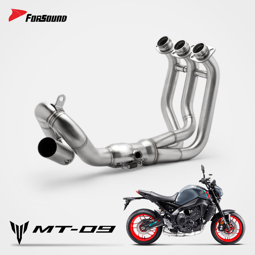 Yamaha MT09 Front And Middle Section Exhaust System Forsound Factory Wholesale Price
