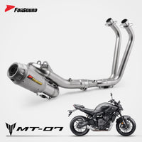 Yamaha MT07 Full Exhaust System Forsound Factory Wholesale Price