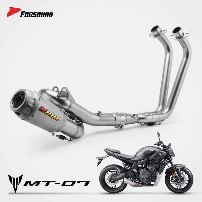 Yamaha MT07 Full Exhaust System Forsound Factory Wholesale Price
