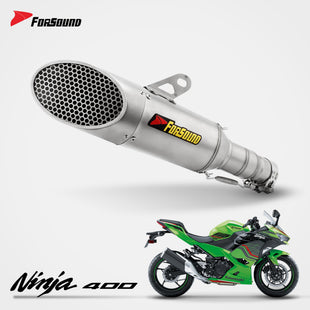 Kawasaki Ninja400 Slip-On Exhaust System Forsound Factory Wholesale Price