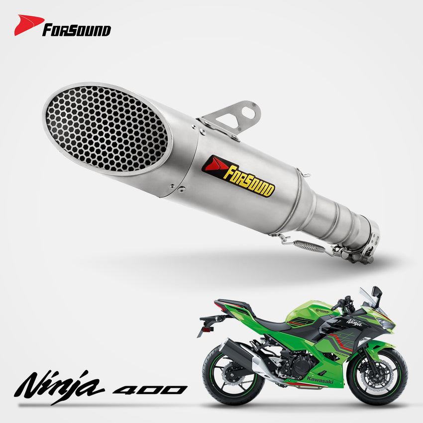 Kawasaki Ninja400 Slip-On Exhaust System Forsound Factory Wholesale Price