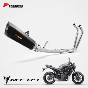 Yamaha MT07 Full Exhaust System Forsound Factory Wholesale Price