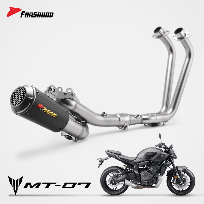 Yamaha MT07 Full Exhaust System Forsound Factory Wholesale Price