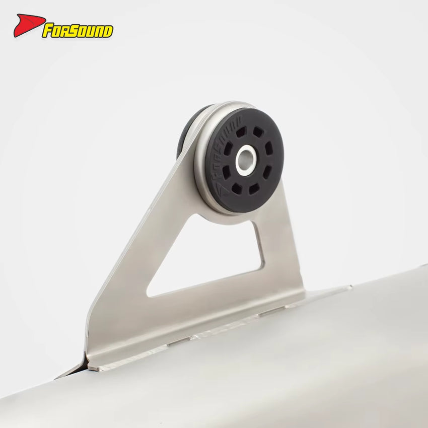 RS Original Custom Carbon Fiber Exhaust System Forsound Silver for R1250GS ADV 2019-23 New Condition Middle Motorcycle Exhaust 1