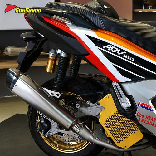 For Honda Adv 160 Full System Exhaust Stainless Steel Flying Knife Modle Corrosion & Oxidation Resistant Deep Exhaust Note OEM