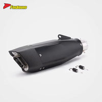 For Triumph Trident660 2021-2024 Pioneer Black Titanium Exhaust Pipe Stainless Steel Full Exhaust System Compatible Rear OEM