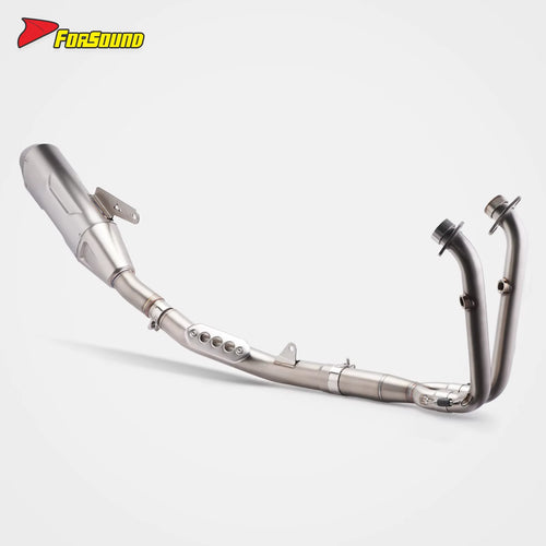 FORSOUND สำหรับ 450MT รุ่น Expeditionary Force ปี 2023-2025 ระบบท่อไอเสียสเตนเลสสตีลแบบตรงทั้งเส้นออกด้านข้าง