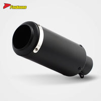 RS Original Stainless Steel Carbon Fiber Modified Motorcycle Exhaust Muffler New Condition Pipe End Can