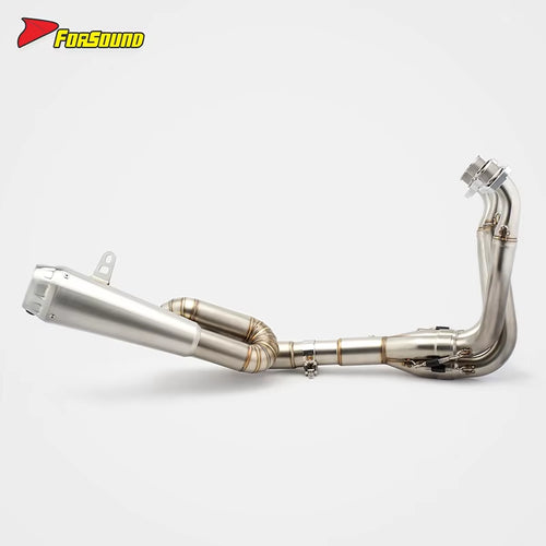 New Condition Stainless Steel Laser Print Motorcycle Modified Full System Exhaust Pipe for Triumph 765 2017-2024 765R OEM/ODM