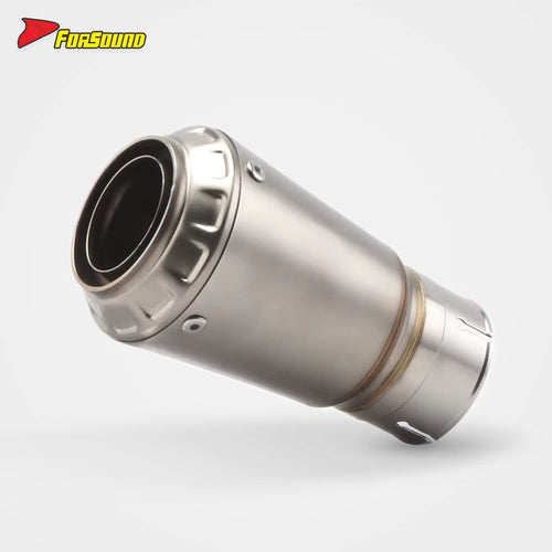 FORSOUND New for S1000RR S1000R 2010-2025 Stainless Steel & Carbon Fiber Slip-On Exhaust Mid Pipe Retrofit/Upgrade