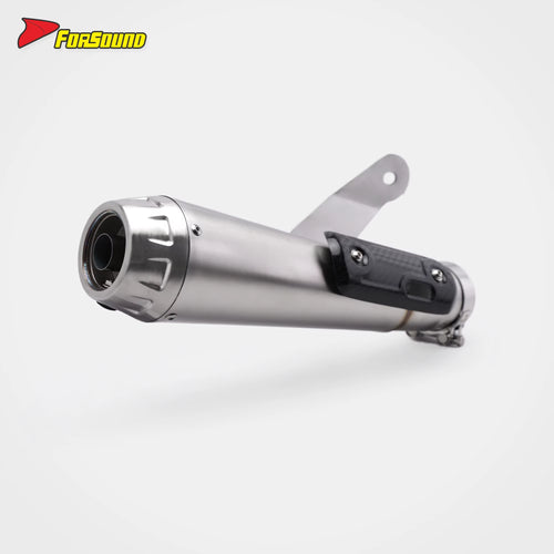 For S1000RR Exhaust FORSOUND Arrow Mid-Rear Integrated Stainless Steel Heat Shield High-Pitched Racing Exhaust Note OEM ODM