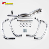 Exquisite and Heat Resistant Retro-Style Eires Model Electroplated Motorcycle Full System Exhaust Pipe for HONDA CBX400F