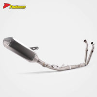 New FORSOUND for 450Mt Matte Stainless Steel Fish Mouth Full Exhaust System Deep Powerful Exhaust Note Urban Cruising OEM