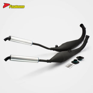 For Yamaha Tzr125 125Cc Honda NSR 250 Heat-Resistant Steel Motorcycle Exhaust System OEM ODM 2-Stroke Exhaust Yamaha Tzr Tzr125