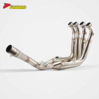 FOR BMW S1000RR S1000R Fit 10-25 Stainless Steel Puppy Pro Style Full Exhaust Pipe Compatible Aftermarket Rear 2022 Bmw S1000Rr