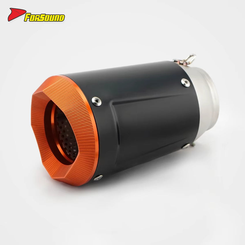 Stainless Steel 60Mm Slanted Tail Section Exhaust Pipe,Universal Motorcycle Pipe