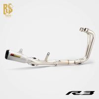 Stainless Steel 51Mm Exhaust Full Motorcycle Exhaust for Yamaha R3 Exhaust