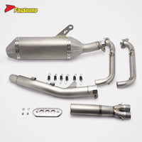 For 450MT 2023-2025 Off-Road Adventure Straight-Through T148 Model Full-System Titanium Alloy Exhaust Side-Exit Power Boost OEM