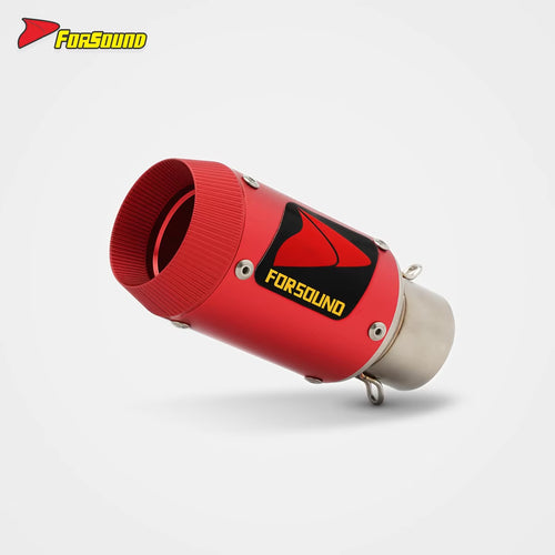 Stainless Steel Carbon Fiber 51Mm Mini GP End Can Exhaust Pipe Universal Motorcycle Pipe