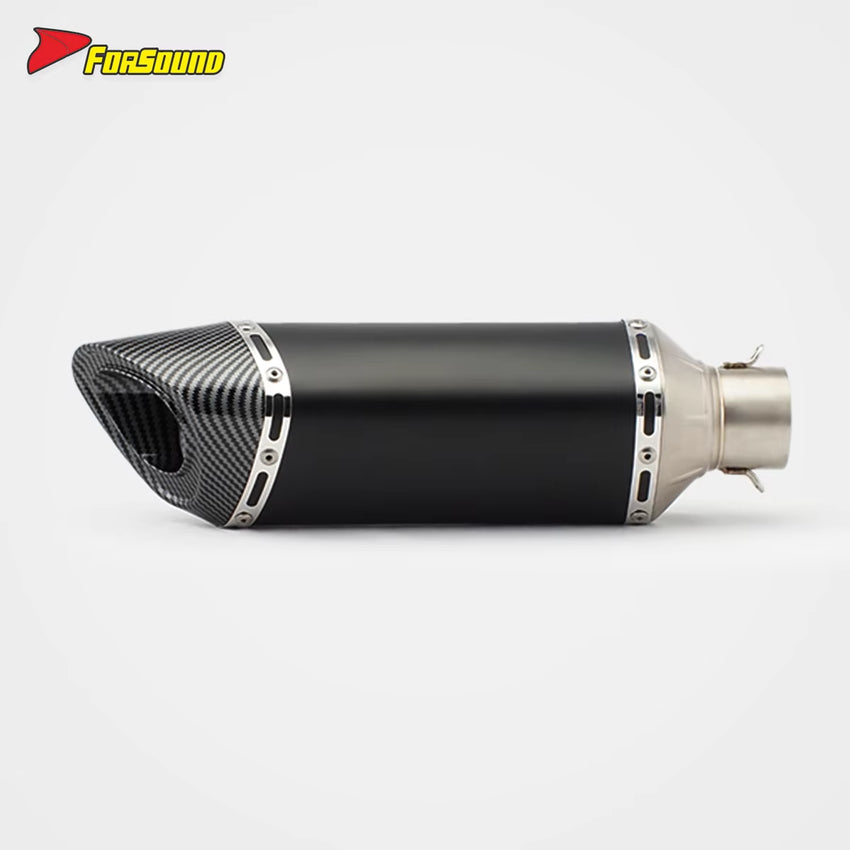 Universal Stainless Steel Exhaust Muffler for Motorcycles New Condition 51Mm Caliber Carbon Brazing Escapes Yoshimura Carbono