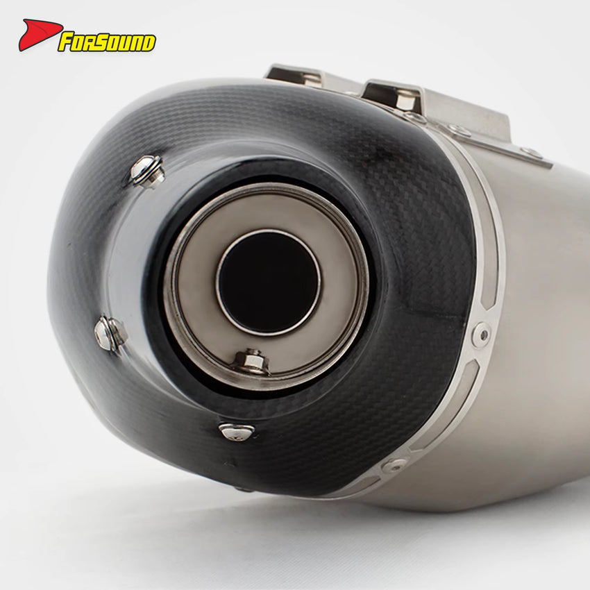 For QJMOTOR QJ800GS-K Fit 2023-2025 Silvery Stainless Steel Motorcycle Full Bottom-Exit Exhaust System Four-Cylinder OEM ODM