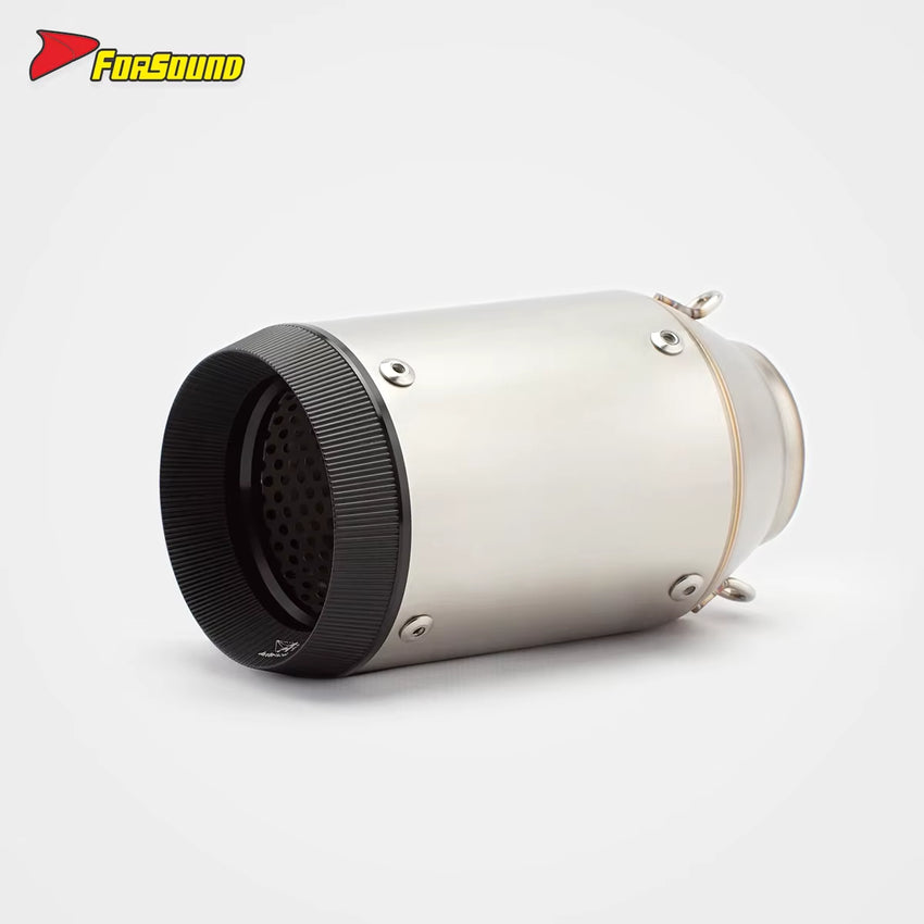 Stainless Steel 51Mm Cola Can Nozzle Exhaust Pipe for Motorcycles.