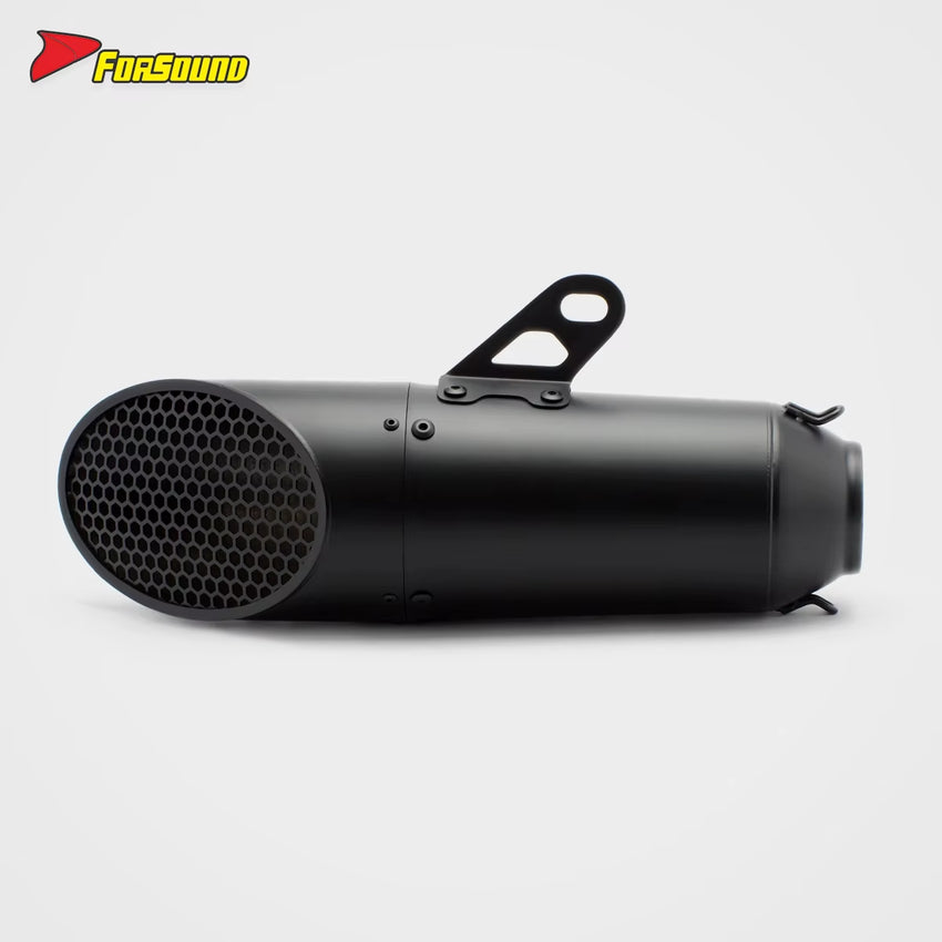 Stainless Steel 51Mm Honeycomb End Can Exhaust Pipe Universal Motorcycle Pipe