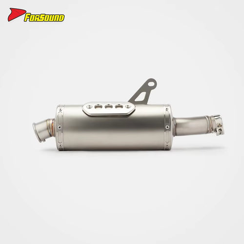 For CFMOTO 450Mt Stainless Steel Cat-Back Exhaust System OEM Fitment 2023-2025 Motorcycle Assembly Noise Cancellation OEM&DOM