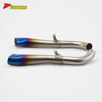 For Ducati Hypermotard 950 2019-2025 Stainless Steel Motorcycle Dual-Exit Exhaust Pipe End Can Torch-Style Customizable OEM ODM
