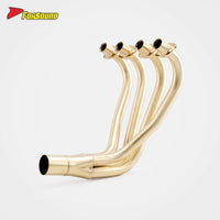 Brass Front and Middle Section Exhaust Pipe for Zephyr 400 ODM&OEM