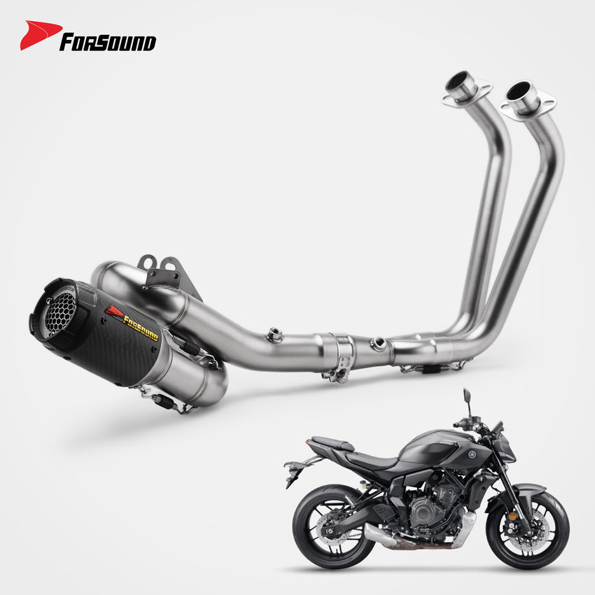 Yamaha MT07 Full Exhaust System Forsound Factory Wholesale Price