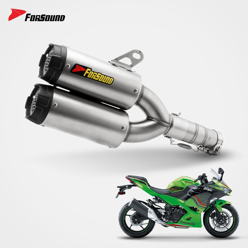 Kawasaki Ninja400 Slip-On Exhaust System Forsound Factory Wholesale Price