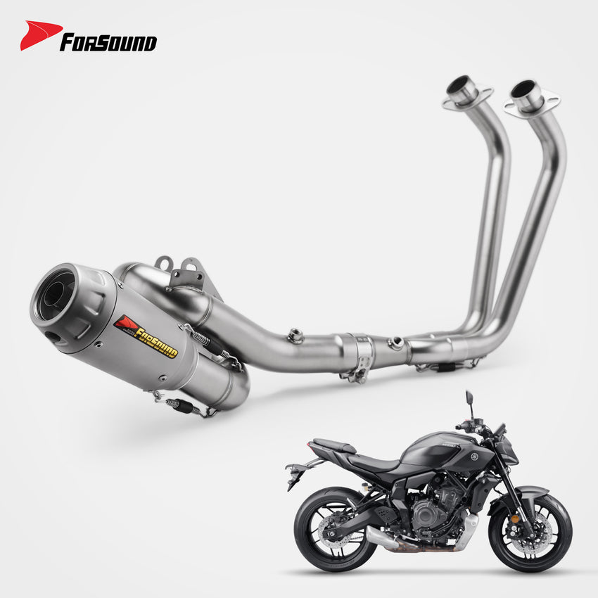 Yamaha MT07 Full Exhaust System Forsound Factory Wholesale Price