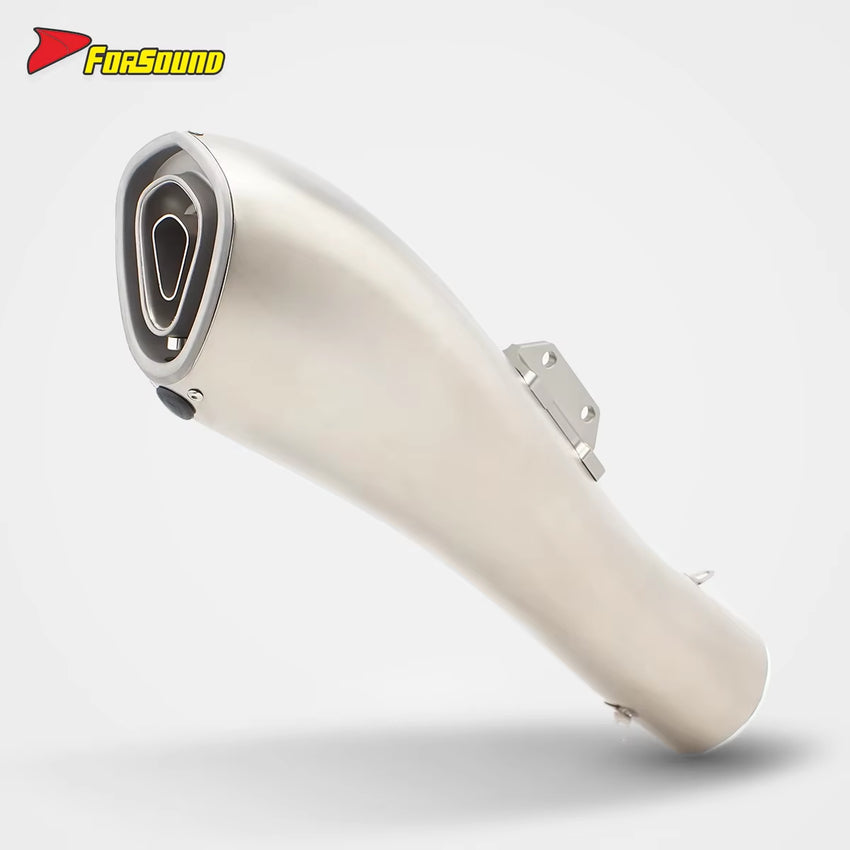 RS for Dolphin Style Z400 Z900 GSX CB R3 Sprint 300 Benelli CF Moto Stainless Steel Modified Motorcycle Exhaust Pipe