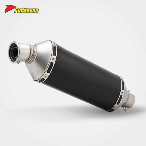 RS Original Universal Motorcycle Exhaust Pipe Stainless Steel Sound Excited Pipe 51Mm Caliber End Can