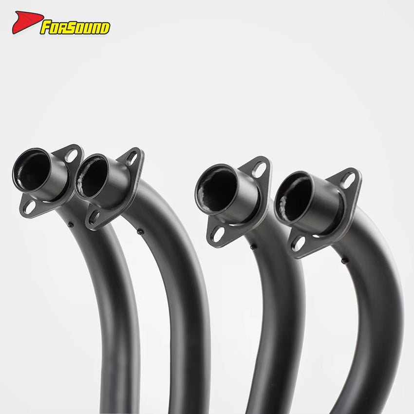 For HONDA CB750K Fit 1969-1976 Vintage Style Black Spray Paint Motorcycle Full Exhaust System Throaty Growl Customizable OEM ODM