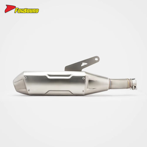 For CFMOTO 450Mt Stainless Steel Welded Mid-Tail Exhaust for 2023-2025 Present Adventure Fit Performance Upgrade Kit OEM&ODM