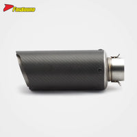 Stainless Steel 51Mm Car Nozzle Young Lion End Can Exhaust Pipe Universal Motorcycle Pipe