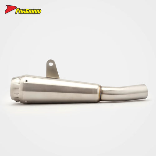 New Condition Racing Motorcycle Exhaust Stainless Steel Slip-On Muffler Mid-Tail Integrated Exhaust Pipe for KAWASAKI ZX-6R
