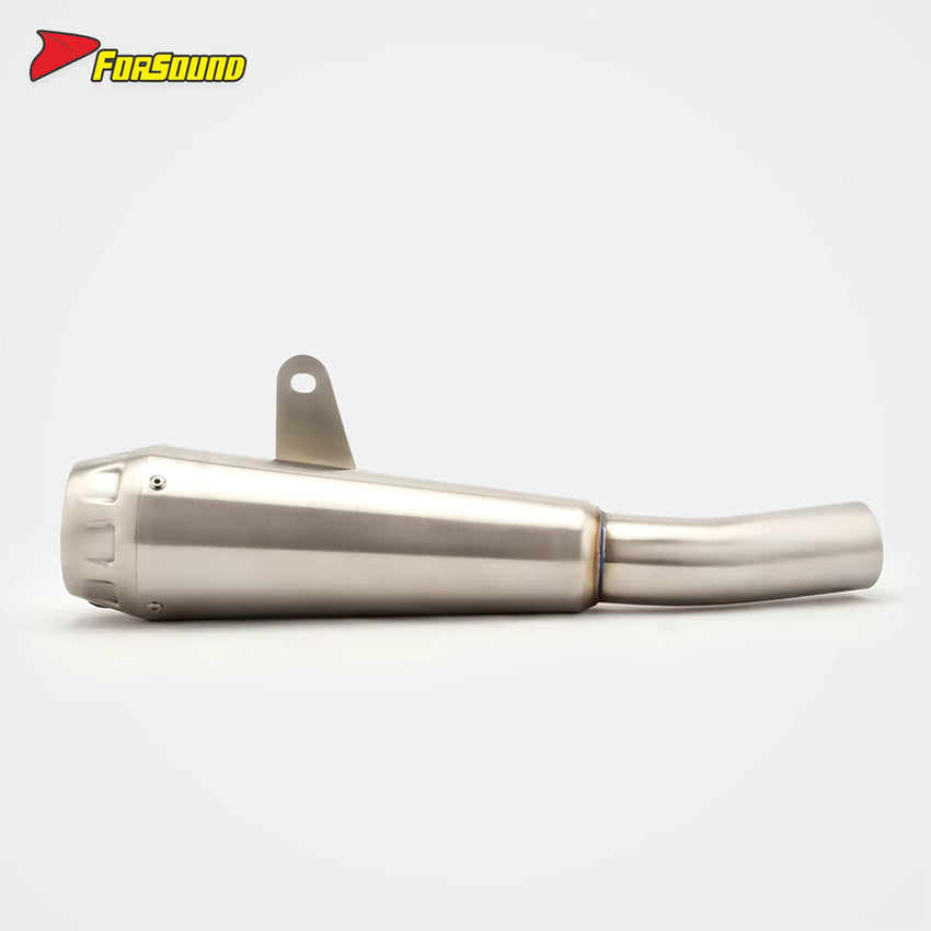 New Condition Racing Motorcycle Exhaust Stainless Steel Slip-On Muffler Mid-Tail Integrated Exhaust Pipe for KAWASAKI ZX-6R