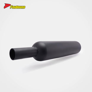 For Clc450 Black Stainless Steel Torpedo-Style Muffler Section Retro Cruiser Exhaust Deep Mellow Note Fit 2023-2026 Model