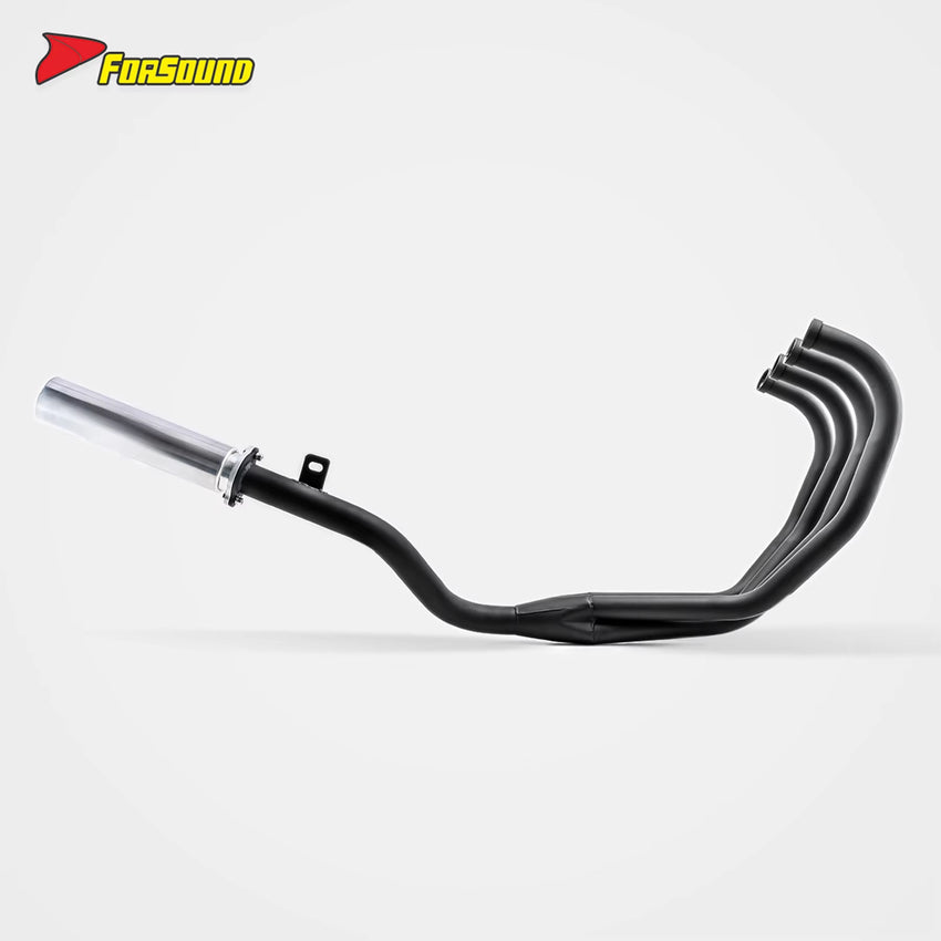 Exquisite and Heat Resistant Beet Retro-Style Integrated Motorcycle Full High-Exit Exhaust Pipe for NONDA CBX400F 1981-1984