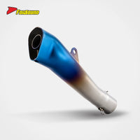 FORSOUND 675SR New Torch-Style Stainless Steel Exhaust Pipe with Blue Burnt Titanium Alloy Front & Middle Section