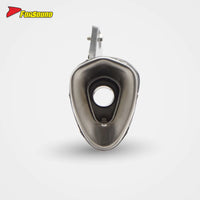 FORSOUND Yamaha MT10 Exhaust K12 Style Long Mid-Tail Slip-On Muffler Stainless Steel for Yamaha R1 2015-2025 Superbike Extended