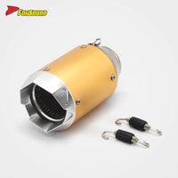 New Forsound/Sound RS Original Embossed Gold Stainless Steel Exhaust Pipe Modified Universal Motorcycles 60Mm 450SR 500 RS660