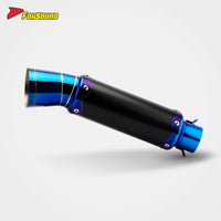 RS Original New Stainless Steel Motorcycle Exhaust Pipe 51Mm Caliber End Can