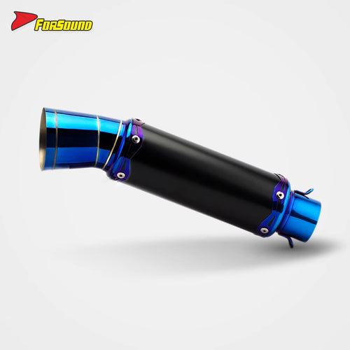 RS Original New Stainless Steel Motorcycle Exhaust Pipe 51Mm Caliber End Can